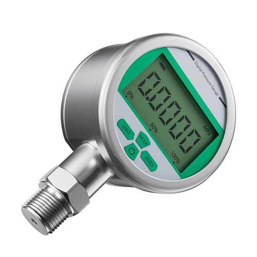 Manomètre de pression numérique de haute précision 0.2% pour mesure industrielle 80mm M20