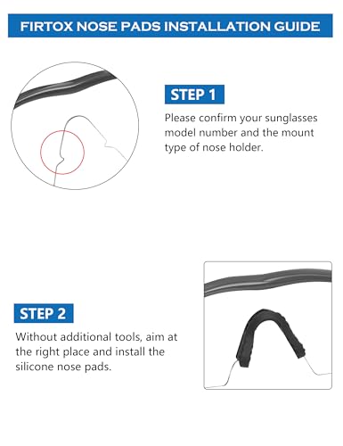 Image of Replacement Nosepieces Nose Pads for Oakley M Frame Series Sunglasses - Gray
