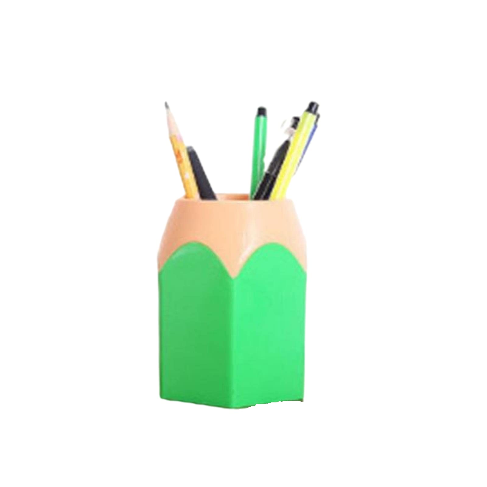 Creative Pen Vase Pencil Pot Makeup Brush Holder Stationery Desk Tidy Plastic Desk Organizer Container School Office Supplies