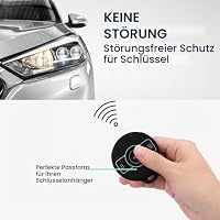 kwmobile Schlüsselhülle für Mercedes Benz 3-Tasten Smart EQ Fortwo Hülle - Autoschlüssel Schlüssel Hülle aus Silikon - Schlüsselschutz Gehäuse in Schwarz – Ansicht 3