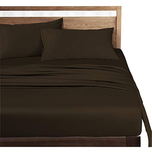 ボックスシーツ クイーン 高级綿100% ホテル品質 シーツ ベッドシーツ サテン織り 300本高密度生地 マットレスカバー ベッドカバー 防ダニ 抗菌 滑らか 柔らかい(ブラウン, ボックスシーツ(クイーン-160×200×30cm))