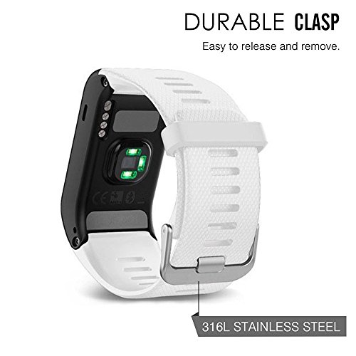 Pulseira para relógio Garmin Vivoactive HR, pulseira de substituição de silicone macio para relógio