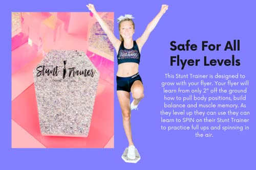 Stunt Trainer Stand voor Cheerleading | Draagbare Cheer Balance Stand voor Stunting | Flyer Oefenplatform | Lichtgewicht Gymnastiek Balance Blok | Cheerleading Uitrusting