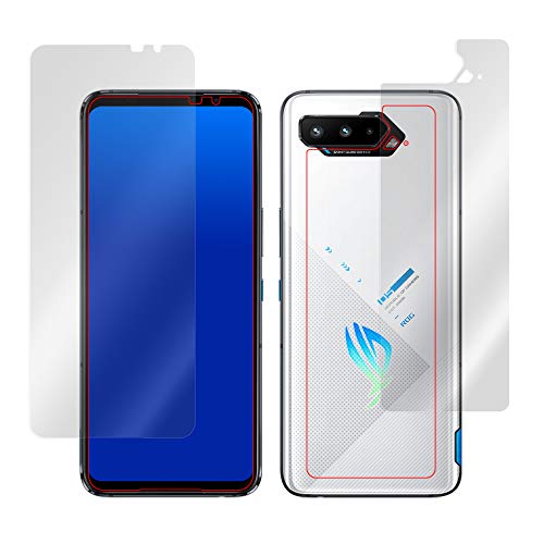 �~���r�b�N�X ASUS ROG Phone 5s (ZS676KS0) / ROG Phone 5 (ZS673KS) �p PET���t�B���� �����K���X�����̍d�x ���d�x9H�f�ލ̗p ������ �t���E�w�ʕی�t�B�����Z�b�g ���{�� OverLay Brill