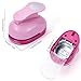 2 Inch Hole Punch, Katfort Craft Punches Shapes Circle Punch for Paper Crafts, Cardstock, Brand Label, Gift Wrapping, Greeting Cards and Scrapbooks, Pink