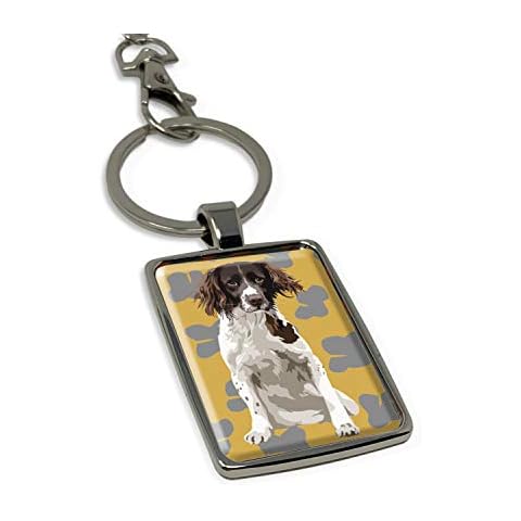 Springer Spaniel Keyring Keychain Gift by Leslie Gerry Cover