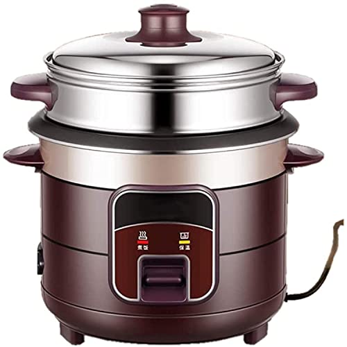 KANBUN Mini Olla de arroz eléctrica con función de Mantenimiento cálido mulicooker/alimento vaporizador Recipiente Interno lavavajillas Superficie Antiadherente Segura, 4L