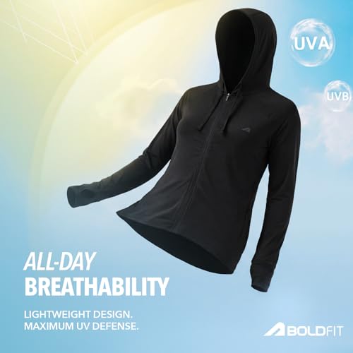 Image of Boldfit Sunscreen Jacket For Women UPF 50+ UV Protection Jacket For Woman For Sun Protection Jackets Stylish Full Sleeve All Weather Wear Jackets