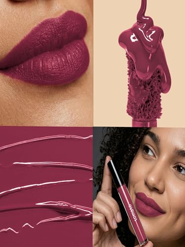 Image of FLiCKA Tomato Liquid Lipstick| Transfer Proof, Smudge Proof, Non-Sticky, Creamy Lightweight Lipstick For Women, Shade 10, 2ml