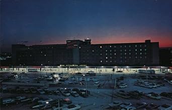 Sunset Over Miami International Airport Miami, Florida FL Original Vintage Postcard