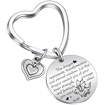 Dragon Inspired Keychain for Women Keychains Adults Stuff Things Dragon Charm Keychain Dragon Themed Gift