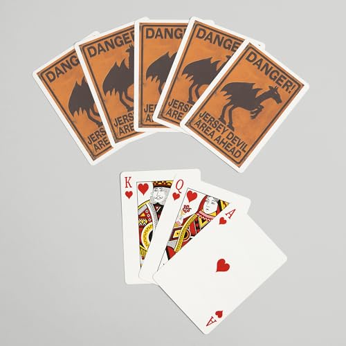 Lantern Press Jersey Devil, 52 cartas Poker para adultos miniatura 7