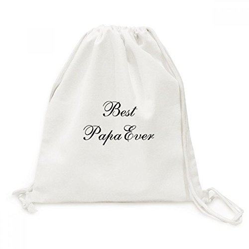 Sac de voyage en toile Le Meilleur Papa jamais : finition soignée et tissu premium