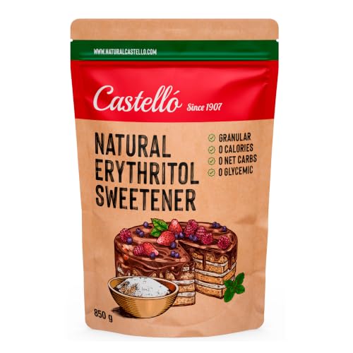 Castello since 1907 Eritritol 850 g | 10 g = 7g de azúcar | Granulado