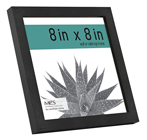 Mcs Gallery Essential Picture Frames, Photo Gallery Wall Frame Set, Black Woodgrain, 8 X 8 Inch, 2-Pack #TOP1