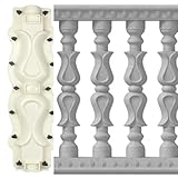 Prefabricated ABS Balcony Mold,Concrete Balustrade Mold Concrete Formwork for Outdoor Construction, DIY Home Improvement, Easy Installation and Reusable Design (Style 11)