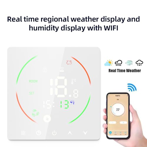 Chauffage électrique connecté via ce thermostat intelligent programmable WiFi