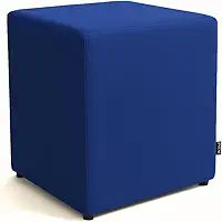 Puff Banqueta Quadrado Cubo Assento Decoração Conforto Eventos Comodidade Sala Quarto (Azul Corino)