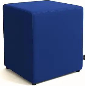 Puff Banqueta Quadrado Cubo Assento Decoração Conforto Eventos Comodidade Sala Quarto (Azul Corino)
