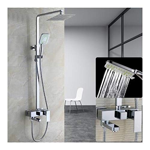 Ensemble de robinet de douche à effet pluie avec douchette ABS - 2