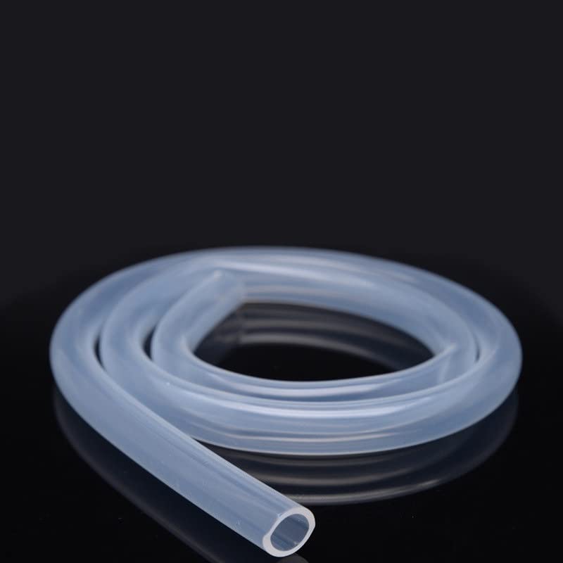 1M /3M/ 5M Food Grade Transparent Silicone Tube Rubber Hose OD4 5 6 8 10 12mm Out Diameter Flexible Milk Hose Clear Beer Pipe Silica Gel (Color : 6x9mm, Length : 5m)