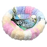 Copfeu Bird Nest for All Seasons, Bird Cage Nest for Parrot, Parakeets, Lovebirds, Cockatiels, Budgies, Conures, Quaker, Small and Medium Birds (Small,Colorful)
