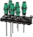 Produktbild Wera 334/355/6 Rack Schraubendrehersatz Kraftform Plus Lasertip + Rack, 6-teilig, 05105656001