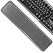 Cacoy Poggiapolsi per tastiera in pelle PU Poggiapolsi Cuscino Ergonomico per Tastiera per Ufficio e Giochi (Grigio)