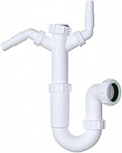 Taps2Traps 1½" Universal Trap for Kitchen Sinks with Twin Adjustable Appliance Discharge Nozzles