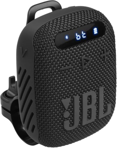 JBL WIND3 Bluetoothスピーカー 防水防塵/ハンズフリー通話/自転車取付/ワイドFMラジオ対応/USB Type-C充電/IP67 ブラック JBLWIND3JN