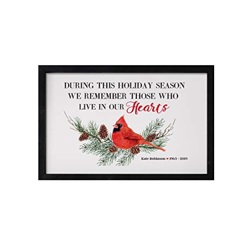 LifeSong Milestones Merry Christmas Decorating Ideas Framed Shadow Box - Christmas Decoration Gift Ideas During Thus Holiday 7x10 (Black 7x10 Personalized)