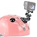 Kit Supporto per Casco da Moto, Cuxwill Supporto per Giunto Sferico con Braccio di a 360°, Include Fibbia a Gancio a J, 3 M Adesivi,Compatibile per GoPro Hero 10 9 8 7 6 5, Altre Action cam
