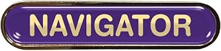 Capricornone Navigator Gel Domed Purple School Bar Badge