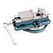 HHIP 3900-2205 Ultra Series Angle Tight, Positive Lock Milling Vise with Swivel Base, 5" Width x 1.50" Depth Jaw, 5" Jaw Opening (Pack of 1)