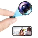 Tangxi Piccola Telecamera WiFi Wireless, Telecamere di Sicurezza Spia Nascoste HD 1080P, Mini Telecamera per Bambini per Cani e Animali con Visione Notturna, Rilevamento del Corpo
