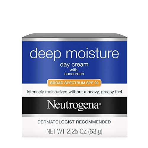 Neutrogena Deep Moisture Day Cream SPF 20, 2.25 Ounce Pack of 2