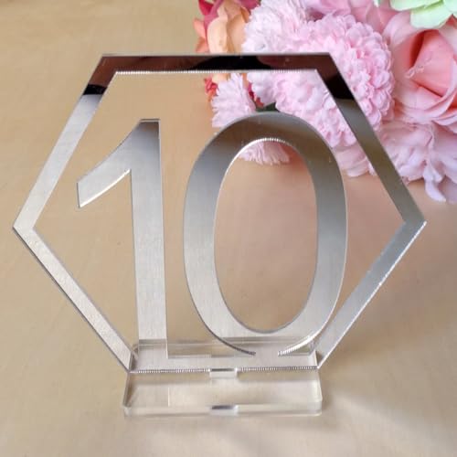 Porte-numéros de table SUPVOX en acrylique pour sublimer vos dîners d'anniversaire