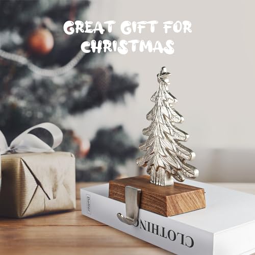 Support chaussette de Noël pour cheminée antidérapant évitant les chutes