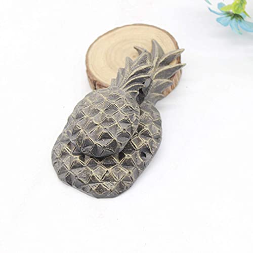 Xouvy Sturdy Cast Iron Door Knockers Pineapple Shaped Front Door Handle Ring For Beach Farm Garden Vacation Homes For Handcrafted Home Decor (Style 2) (Style 2) #TOP4