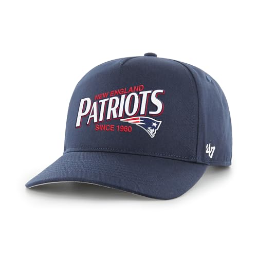 47 Men's Navy New England Patriots Region Adjustable Hitch Hat