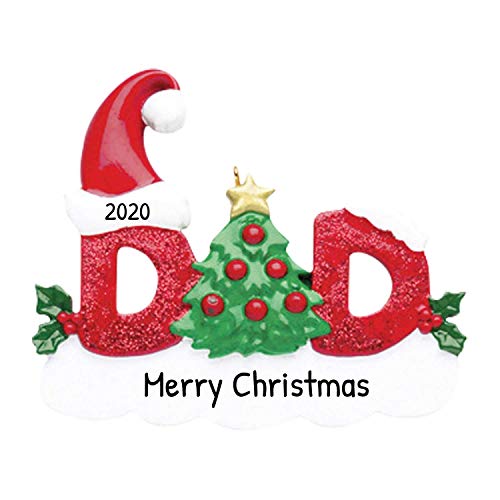 Personalized Best Dad Ornament 2022 - Daddy Ornament 2022, Dad Gifts, Papa Ornament, 1 Dad Christmas Ornament, Daddy Xmas Gifts, Xmas Gifts For Dad, Papa Gifts - Dad - Free Customization #TOP2
