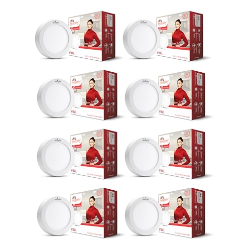 Image of Murphy 5W CBL 3-in-1 Round Surface Down Light Color Changing Light (Red /Blue /Pink, Pack of 8)