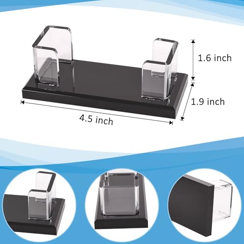 MemoireForm 2 Pack Business Card Holder for Desk, Multiple Business Card Holders, Acrylic Business Card Display Stand for Office, Home, Restaurant, Exhibition
