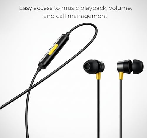 Image of Original for Realme Buds 3 Type-C Wired Earphones with Mic - USB-C Earbuds for Deep Bass, Clear Sound & Noise Isolation, Compatible with Android Phones