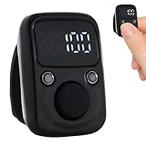 LYPPUL Contadores Electrónicos de Dedos, Mini Contador de Mano, Contador Digital Inteligente Impermeable, para Eventos Deportivos, Actividades Escolares, Entrenamiento de Equipo, Recargable