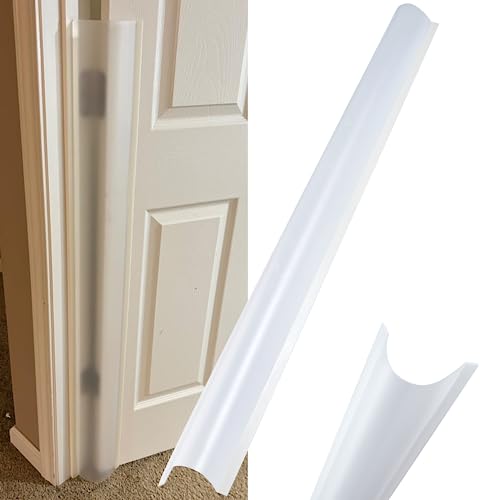 Image of 4PCS Baby Proofing Door Finger Pinch Guard Clear Door Jam Shield for Child Safety Finger Pinch Protector Hinge Protectors for Kids /Pet