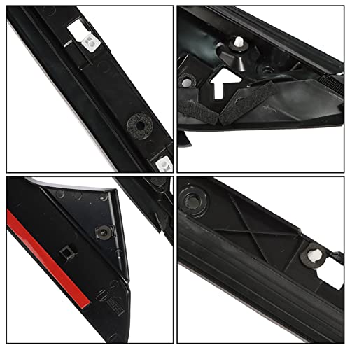 SEBLAFF 2Pcs Black Windshield A-Pillar Molding Trim Right Side Replacement for 2011-2019 Explorer 926-451 BB5Z7803136AA BB5Z-7803136-AB BB5Z7803136BA BB5Z7803144AA