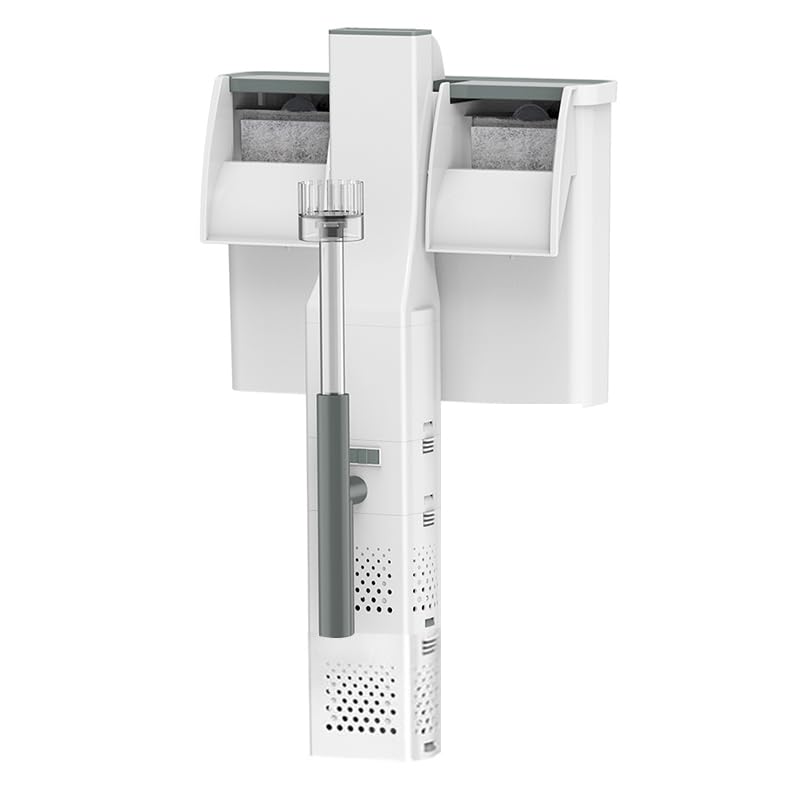 Filtro Aquario Cascata Hang On 5w 500l/h Silencioso com Filtragem Tripla Oil Film Skimmer