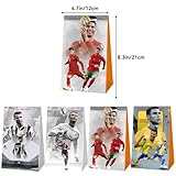 12 Pcs Football CR7 Party Bags Paper, Birthday Gift Bags for Kids, Party Supplies for Boys Girls - Image 3