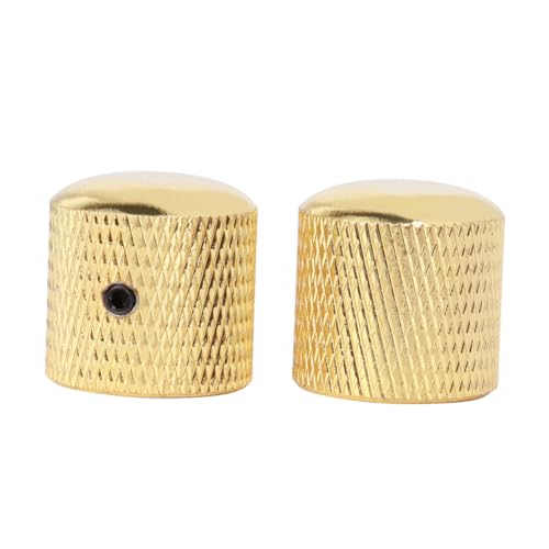 FUNOMOCYA Tone Control Knobs 2pcs Guitar Volume Knobs Dome Rotatable for Electric Bass Guitar
